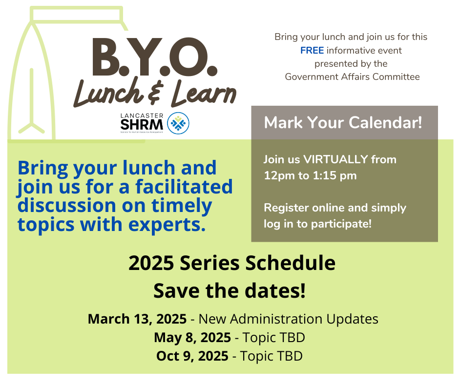 BYO Lunch and Learn Virtual