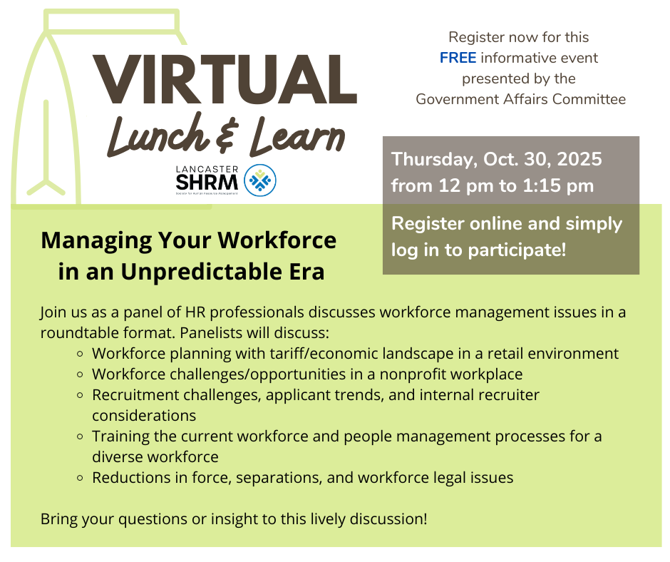 Managing Your Workforce In an Unpredictable Era